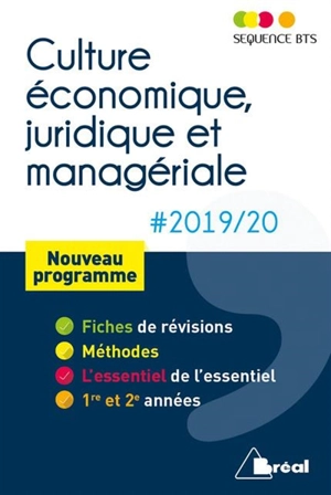 Culture économique, juridique et managériale 2019-2020 : BTS tertiaires 1re et 2e années : nouveau programme - Patrick Simon