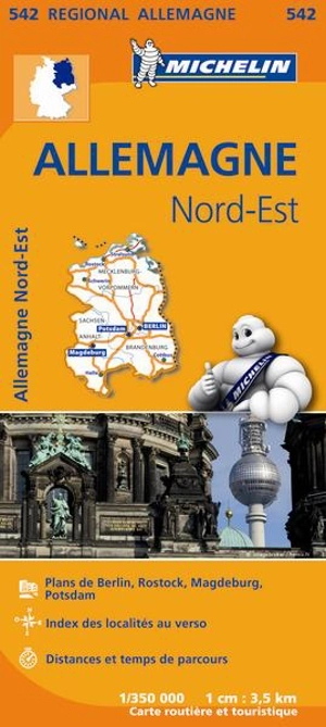 CARTE REGIONALE ALLEMAGNE NORD-EST - Collectif