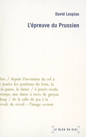 L'épreuve du Prussien - David Lespiau