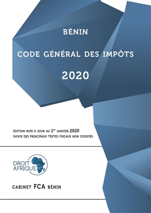 Bénin : Code général des impôts 2020 - Droit-Afrique