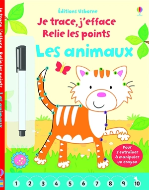 Les animaux : je trace, j'efface, relie les points - Katrina Fearn