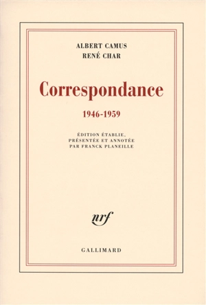 Correspondance : 1946-1959 - René Char