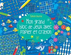 Mon grand bloc de jeux avec papier et crayon - Simon Tudhope