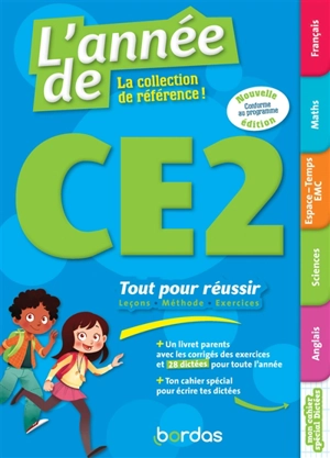 L'année de CE2 : tout pour réussir : leçons, méthodes, exercices - Laurence Chafaa