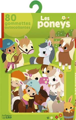 Les poneys : 80 gommettes autocollantes - Estelle Madeddu