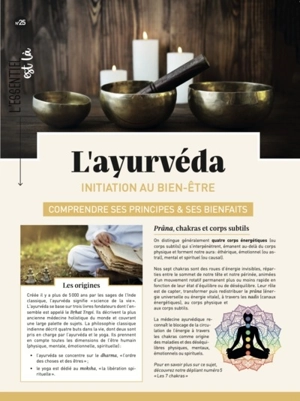 L'ayurvéda : initiation au bien-être - Carole Minker