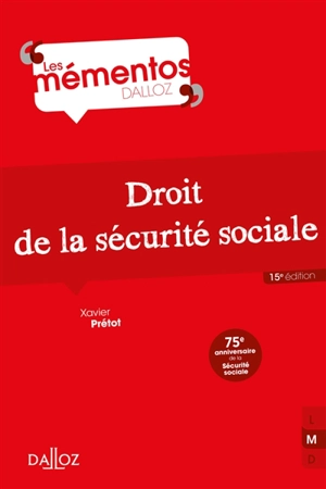 Droit de la sécurité sociale - Xavier Prétot