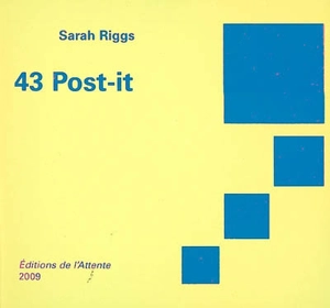 43 post-it - Sarah Riggs