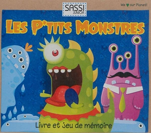 Les p'tits monstres : livre et jeu de mémoire - Silvia Bonanni