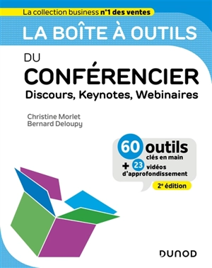 La boîte à outils du conférencier : discours, keynotes, webinaires - Christine Morlet