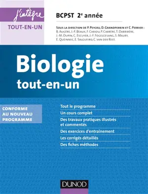 Biologie tout-en-un 2e année BCPST : conforme au nouveau programme