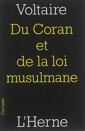 Du Coran et de la loi musulmane - Voltaire