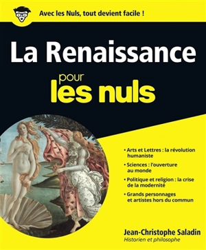 La Renaissance pour les nuls - Jean-Christophe Saladin
