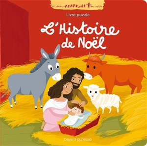 L'histoire de Noël : livre puzzle - Marie Aubinais