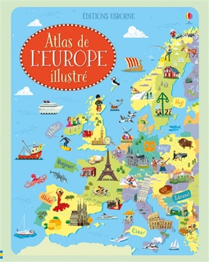 Atlas de l'Europe illustré - Jonathan Melmoth