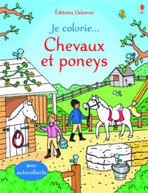 Je colorie... chevaux et poneys - Rebecca Finn