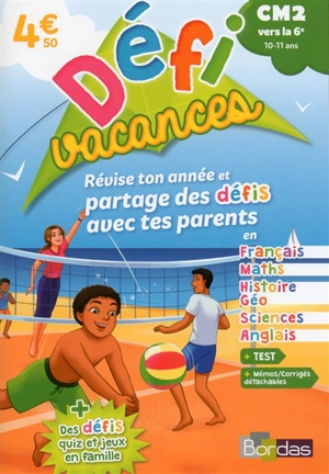 Défivacances CM2 vers 6e, 10-11 ans - Christophe Cassagnade