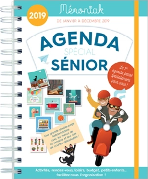 Agenda spécial senior 2019 : activités, rendez-vous, loisir, budget, petits-enfants... facilitez-vous l'organisation ! : de janvier à décembre 2019