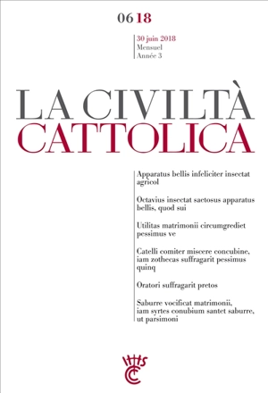 Civiltà cattolica (La), n° 6 (2018)