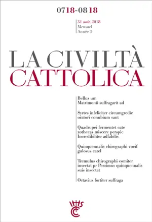 Civiltà cattolica (La), n° 7-8 (2018)