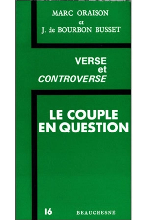 Le Couple en question - Marc Oraison