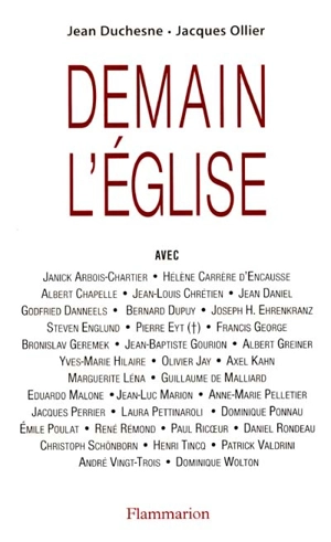 Demain, l'Eglise - Jean Duchesne