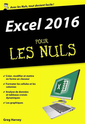 Excel 2016 pour les nuls - Greg Harvey