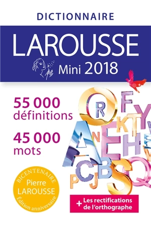Dictionnaire Larousse mini 2018