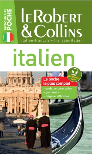 Le Robert & Collins dictionnaire poche : français-italien, italien-français