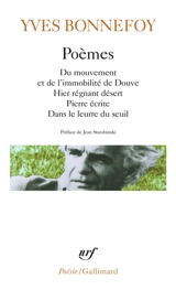 Poèmes - Yves Bonnefoy