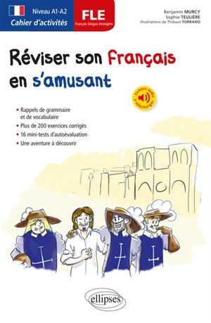 Réviser son français en s'amusant : FLE français langue étrangère, niveau A1-A2 : cahier d'activités - Benjamin Murcy
