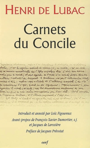 Carnets du Concile - Henri de Lubac
