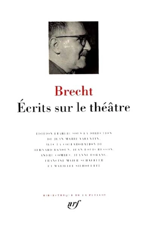 Ecrits sur le théâtre - Bertolt Brecht