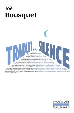 Traduit du silence - Joë Bousquet