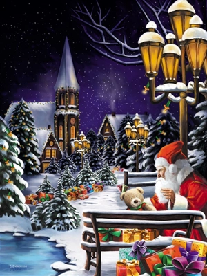 Le Père Noël se prépare : calendrier de l'Avent - Dominique Evangelisti