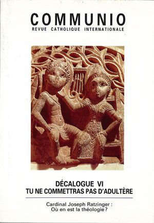 Communio tome XXII/1, n°129, janvier-février 1997, Décalogue VI : Tu ne commettras pas d'adultère - Collectif