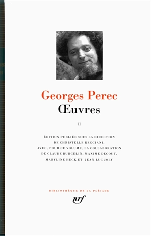 Oeuvres. Vol. 2 - Georges Perec