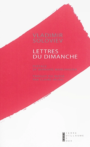 Lettres du dimanche - Vladimir Sergueevitch Soloviev