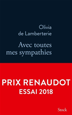 Avec toutes mes sympathies - Olivia de Lamberterie