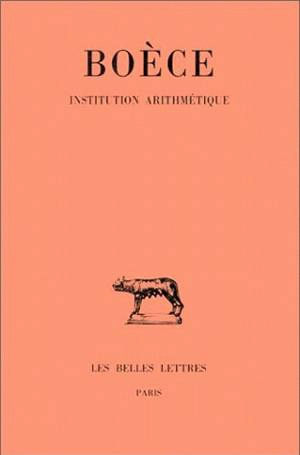 Institution arithmétique - Boèce