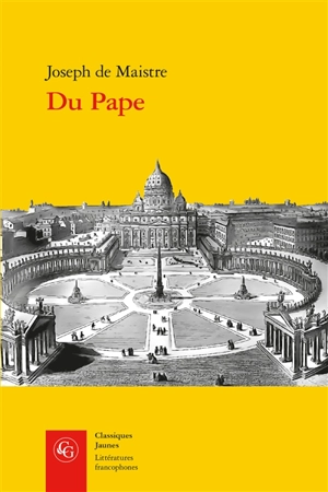 Du pape - Joseph de Maistre