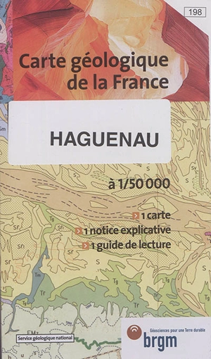 Haguenau : carte géologique de la France à 1:50.000 - François Ménillet