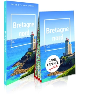 Bretagne Nord : guide et carte laminée - Elzbieta Wszeborowska