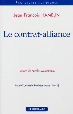 Le contrat-alliance - Jean-François Hamelin