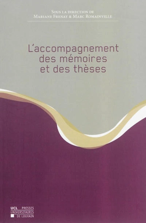 L'accompagnement des mémoires et des thèses