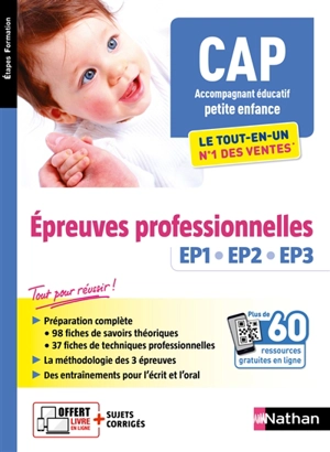 CAP accompagnant éducatif petite enfance : le tout-en-un, épreuves professionnelles EP1, EP2, EP3 - Louisa Rebih