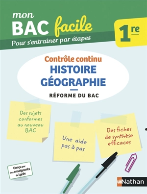 Histoire géographie 1re : contrôle continu : réforme du bac - Pascal Jézéquel