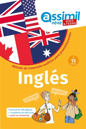 Inglés + 13 anos : método de inmersion auditiva para preadolescentes - Nolwena Monnier