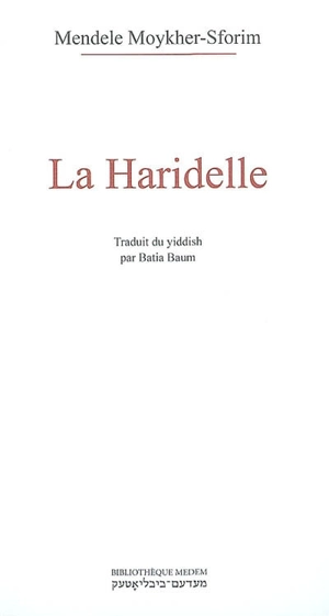 La haridelle ou Détresse des animaux - Mendele Moïkher Sforim