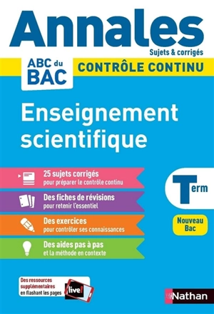 Enseignement scientifique terminale : contrôle continu : nouveau bac - Nicolas Coppens